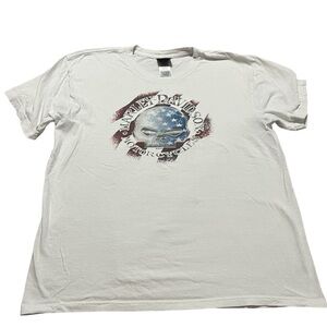 Harley-Davidson Motor 2018 American Flag Design Bristol CT Size XL Biker Skull